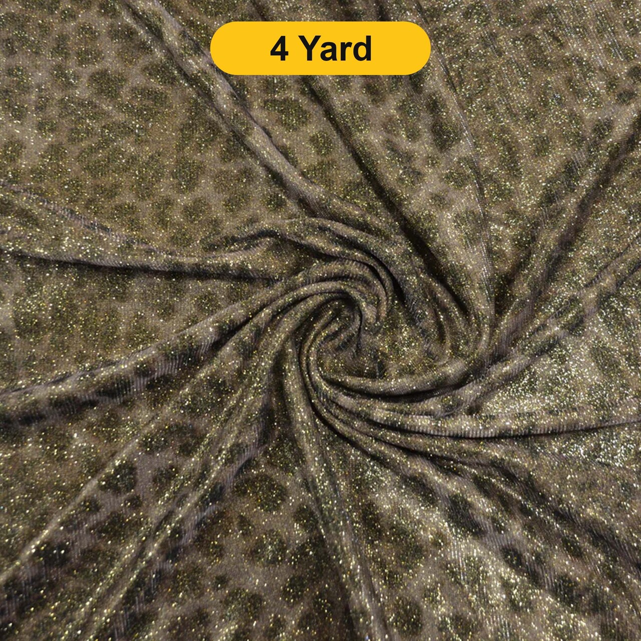 Animal Stretch Glimmer Knit 56" Wide Cheetah Leopard Tiger 2-Way Stretch